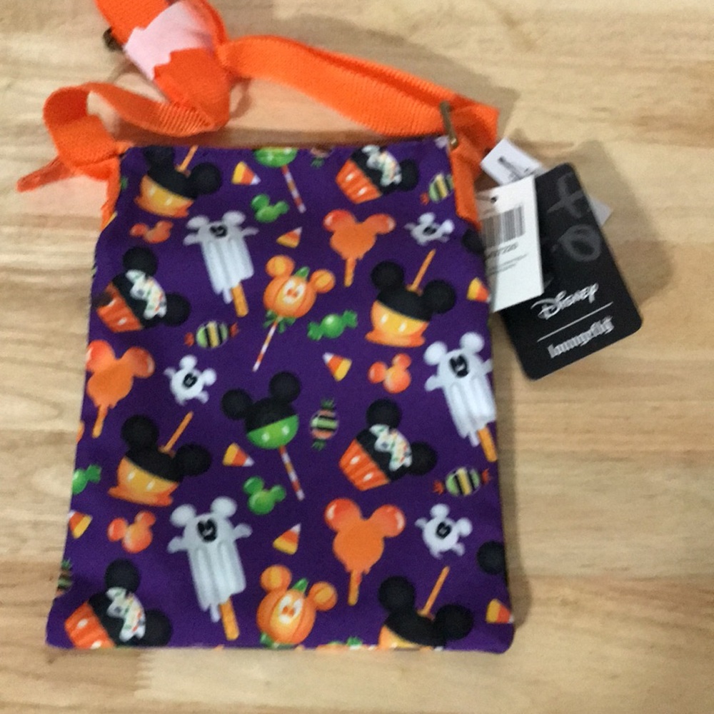 Loungefly Disney Halloween Treats Passport  Bag - Picture 7 of 16